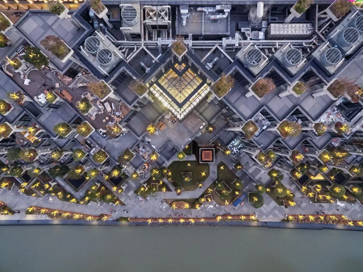 BIM建筑|苏河新地标结构探秘：天安·千树一期启幕 / 奥雅纳