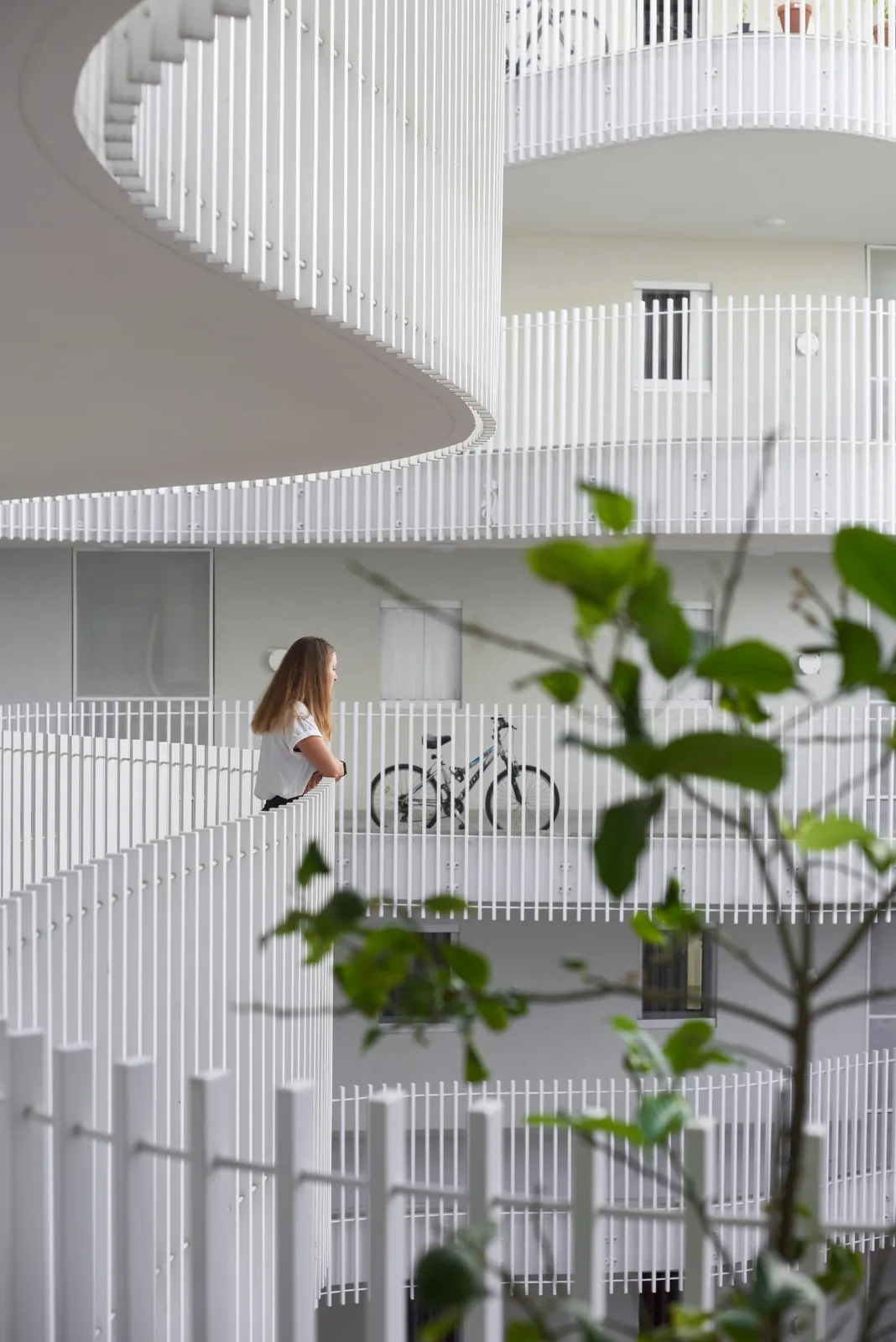 BIM建筑|飘带一般的中央公寓楼 / HQ Architects