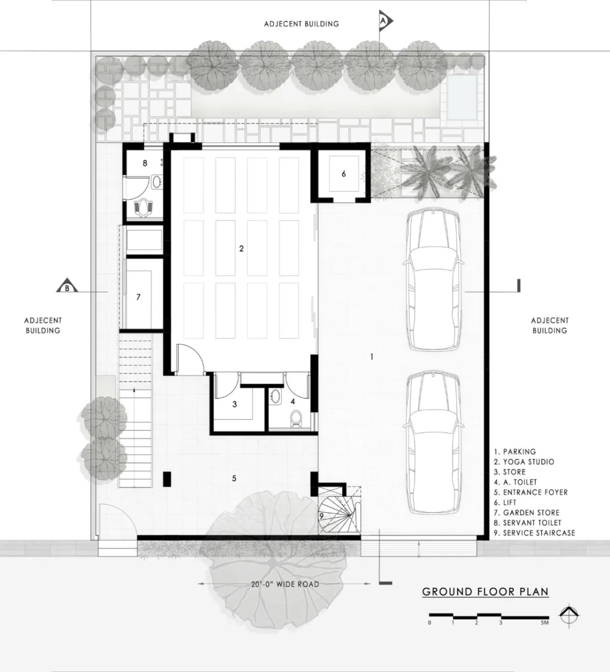 BIM建筑|三代同堂之家：Samruddhi 住宅 / AANGAN Architects