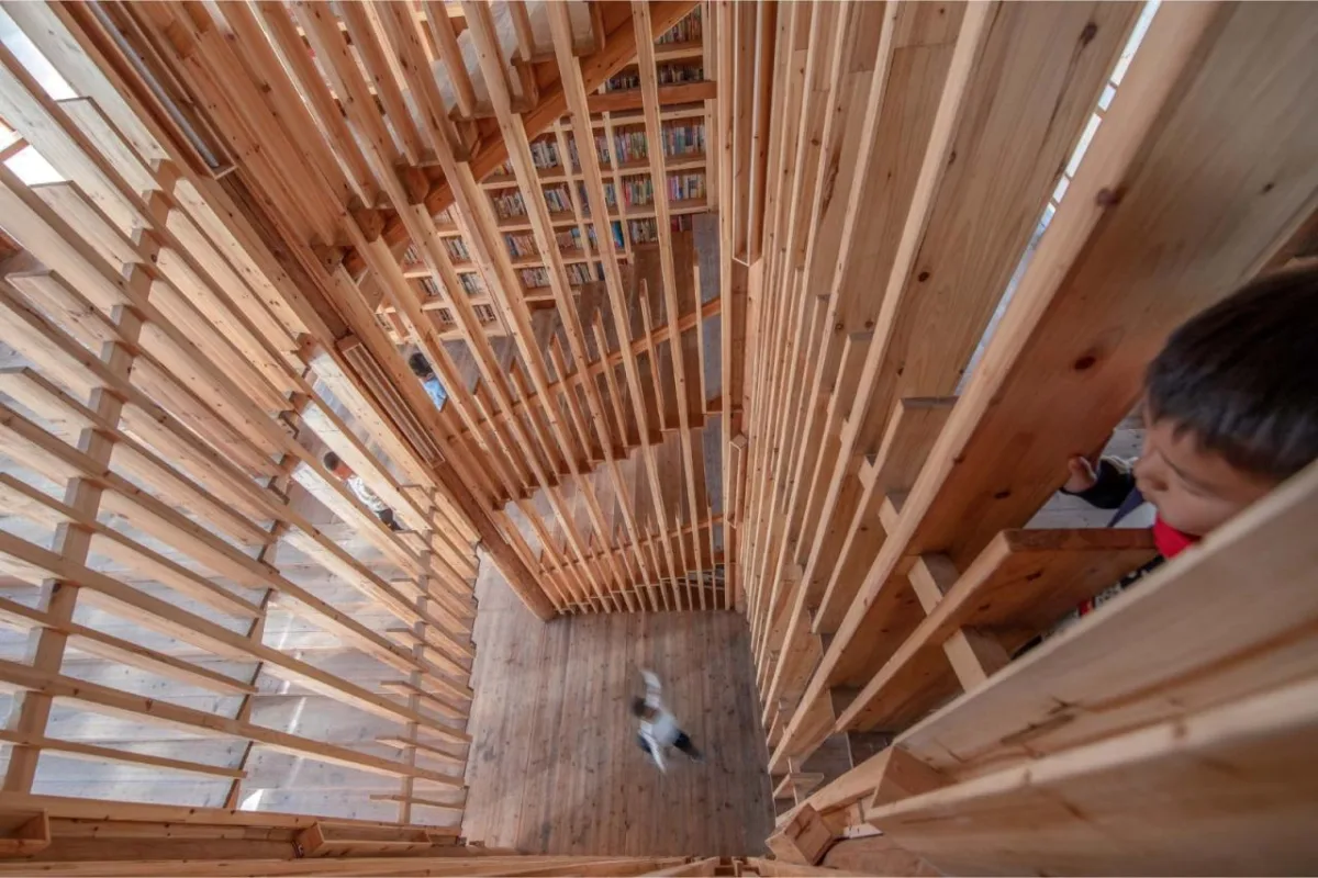 BIM建筑|中国乡村图书馆的新范式：坪坦书屋 / Condition Lab & UAL Studio