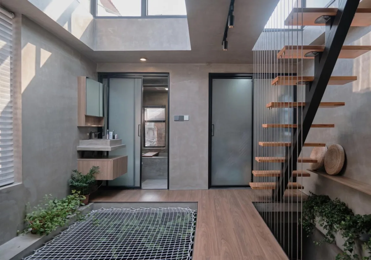BIM建筑|80平米小屋改造：一叠居 / 本态建筑