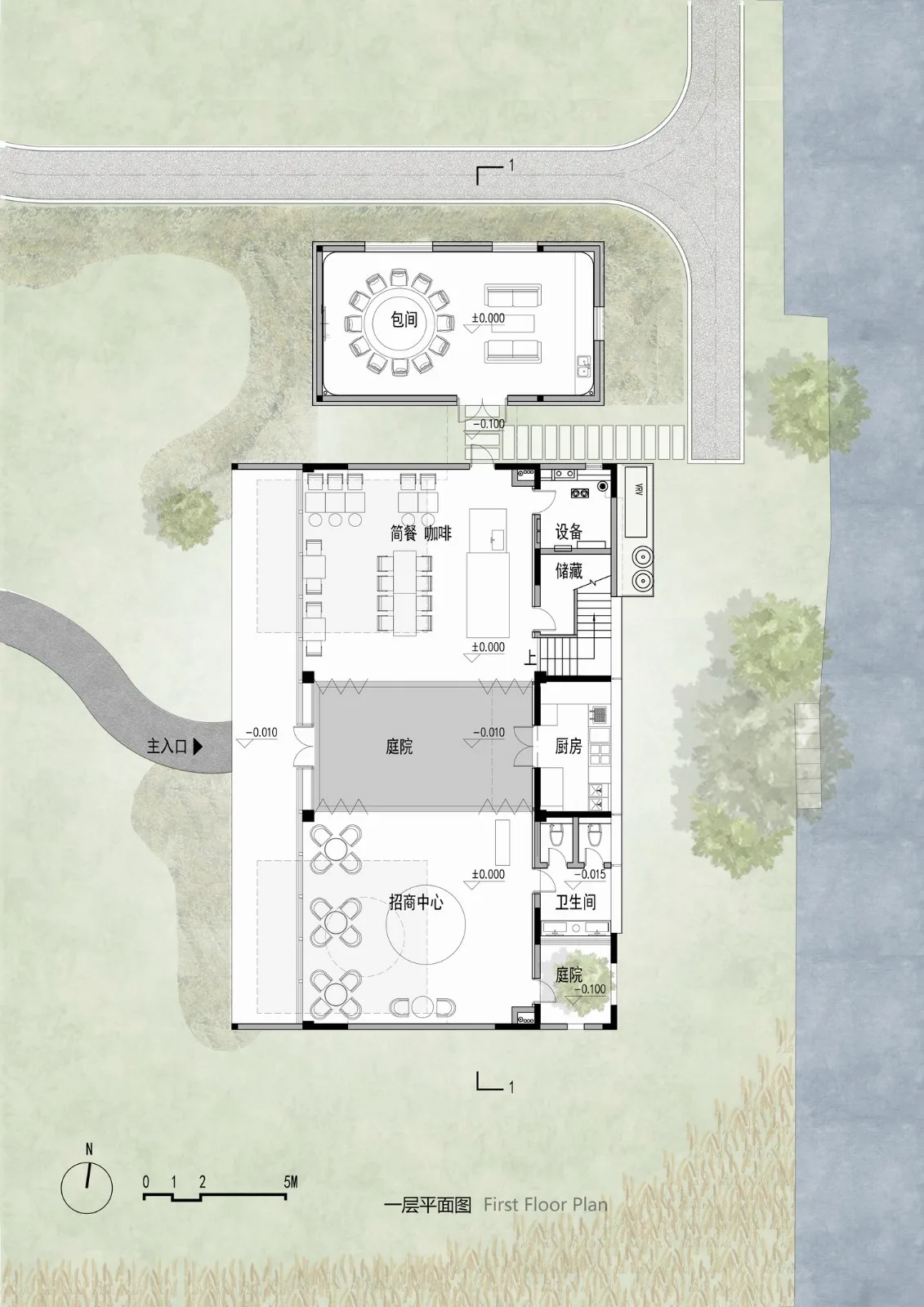 BIM建筑|剖面就是立面：白色的苏州伴宅 / Wutopia Lab