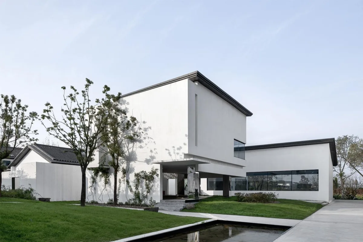BIM建筑|圩美村舍：江淮民居在地性研究设计 / 科图建筑设计