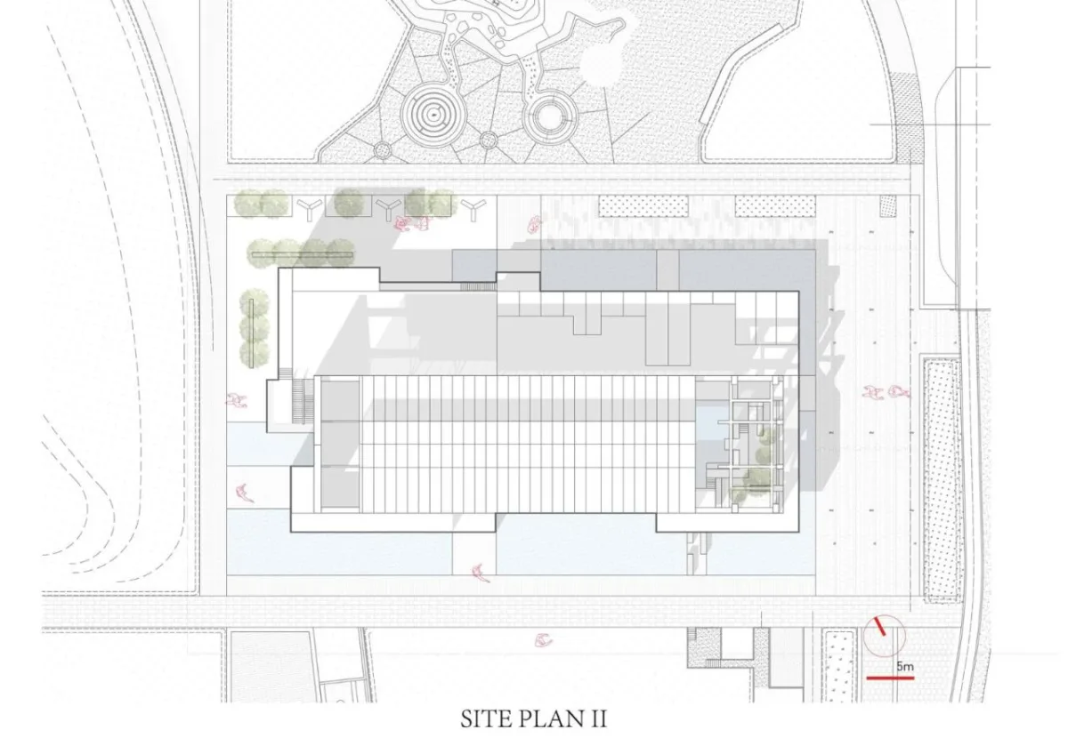 BIM建筑|沙井村民大厅 / 趣城工作室