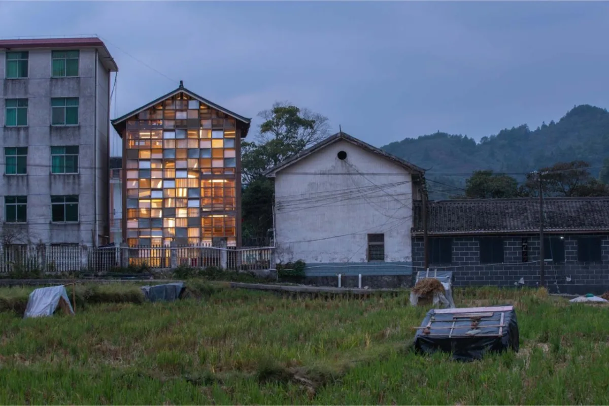 BIM建筑|中国乡村图书馆的新范式：坪坦书屋 / Condition Lab & UAL Studio