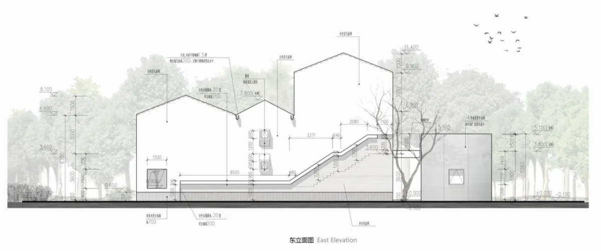 BIM建筑|剖面就是立面：白色的苏州伴宅 / Wutopia Lab