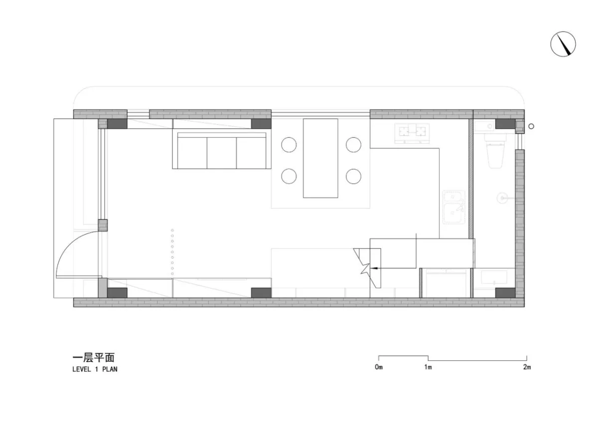 BIM建筑|80平米小屋改造：一叠居 / 本态建筑