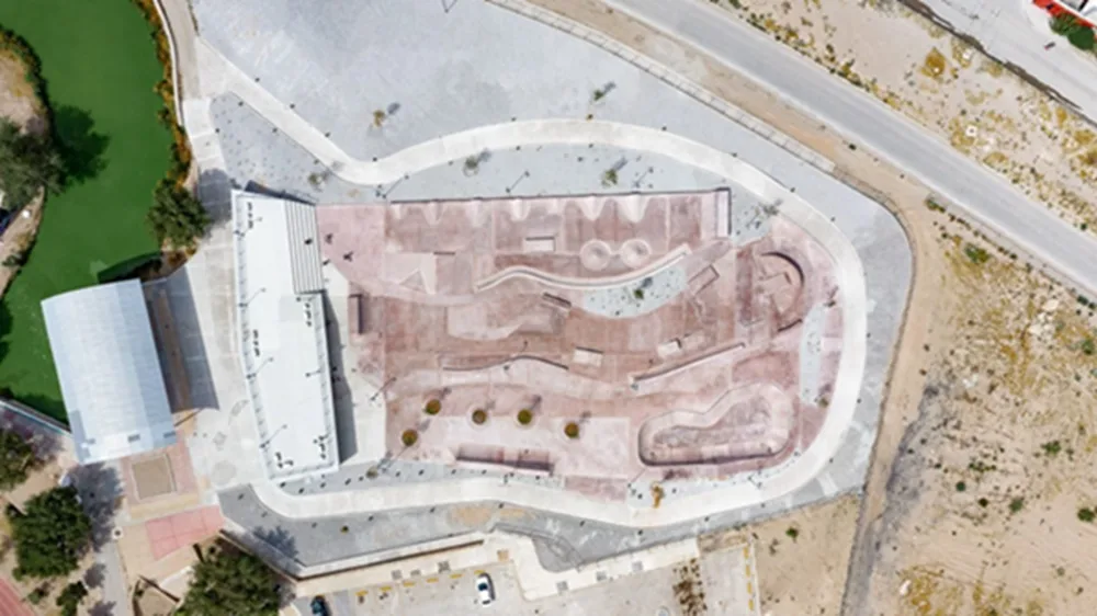 BIM建筑|墨西哥沙漠启发华雷斯市滑板公园