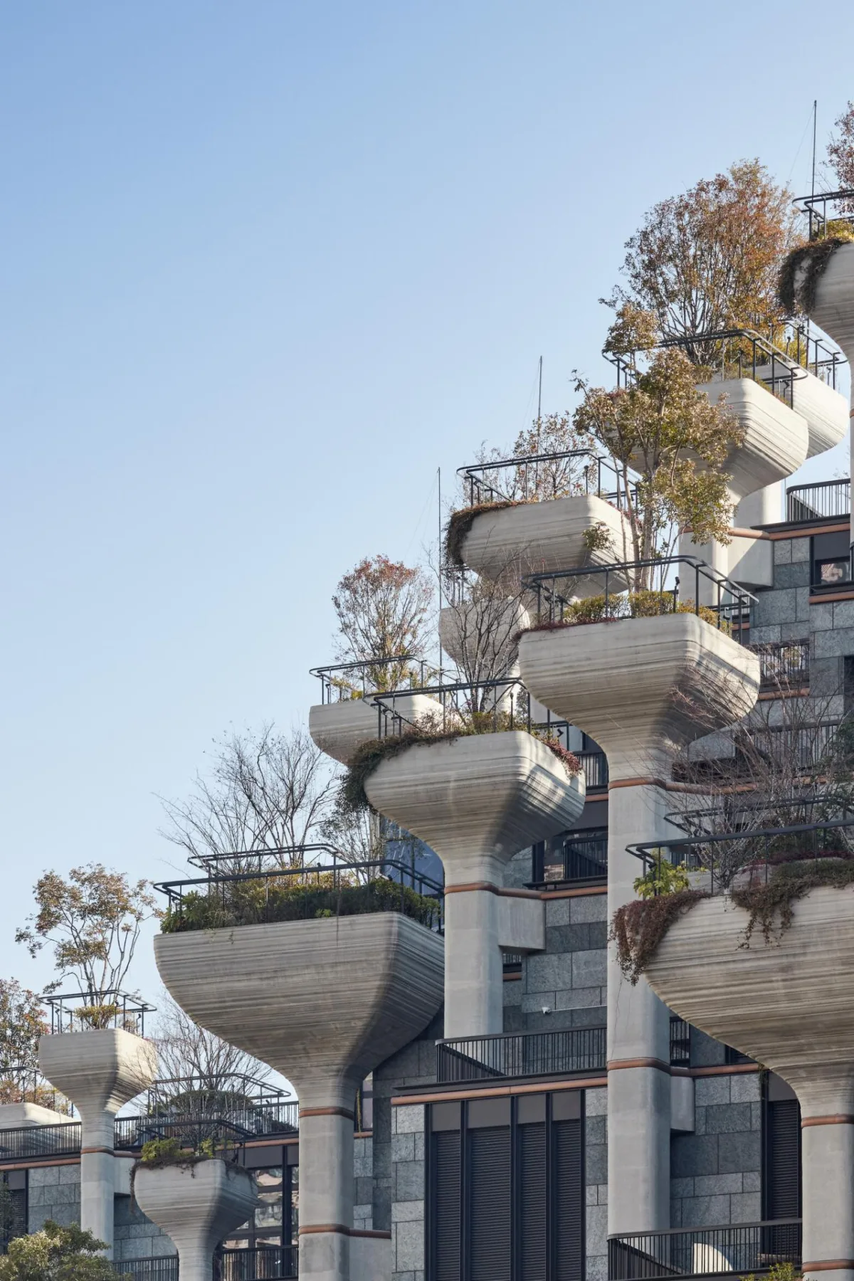 BIM建筑|苏河新地标结构探秘：天安·千树一期启幕 / 奥雅纳