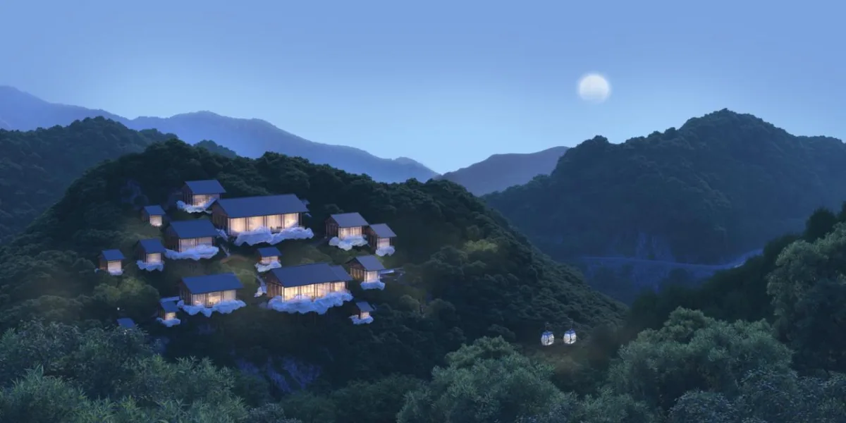 BIM建筑|雷山云屋：西江千户苗寨文化中心方案设计 / 外行建筑