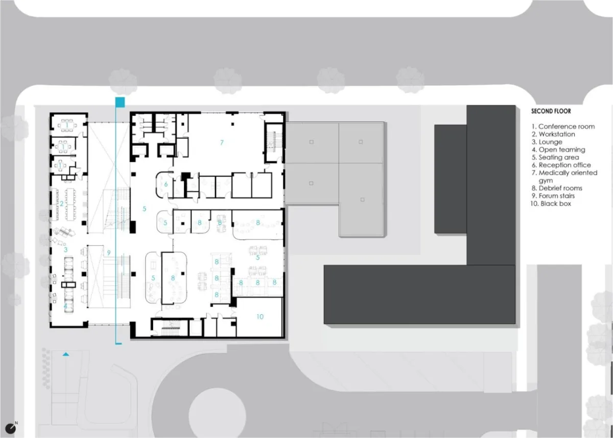 BIM建筑|迪由维尔学院卫生专业中心 / CannonDesign