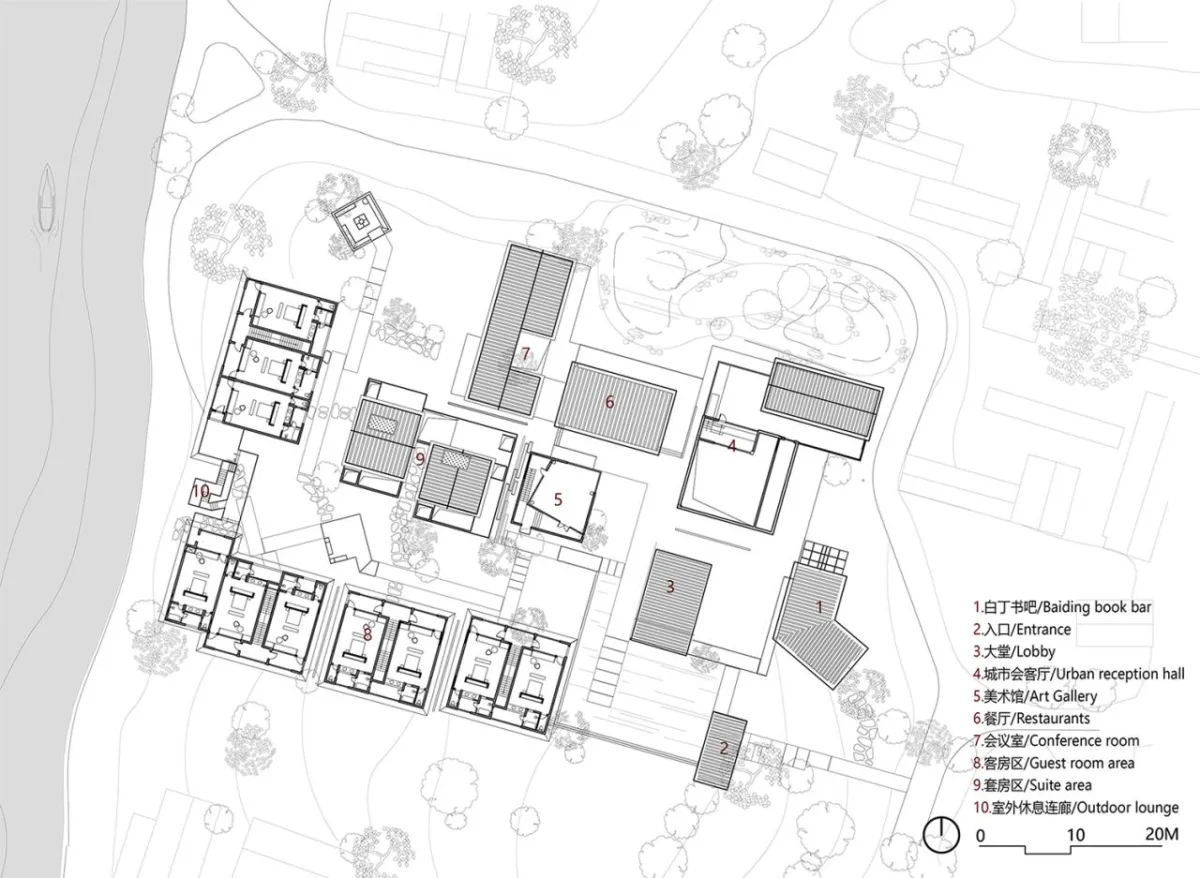 BIM建筑|圩美村舍：江淮民居在地性研究设计 / 科图建筑设计