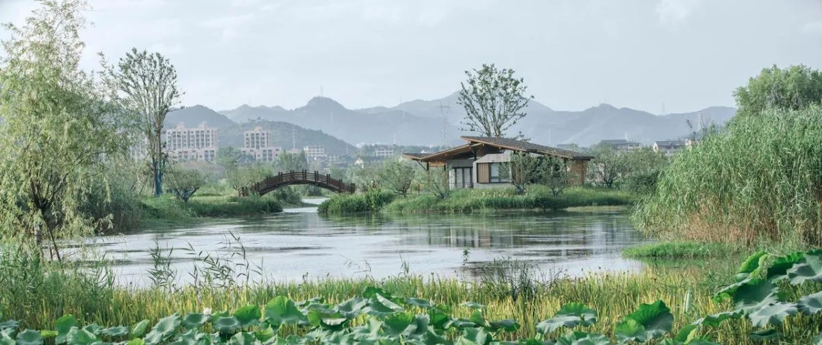 BIM建筑|富阳阳陂湖湿地生态酒店 / 尌林建筑