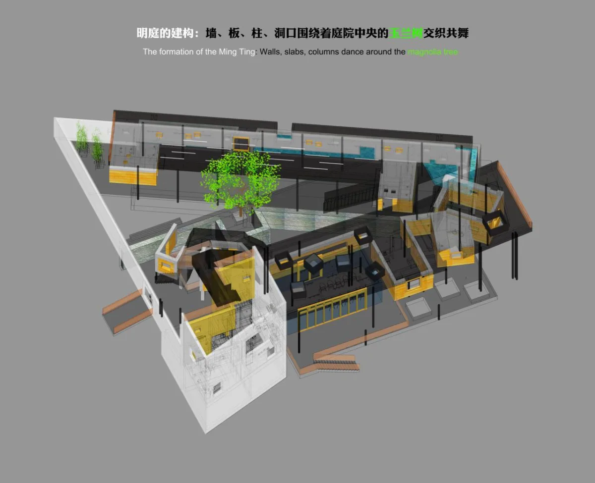 BIM建筑|明庭乡土自然学校 / 活泼泼地建筑工作室