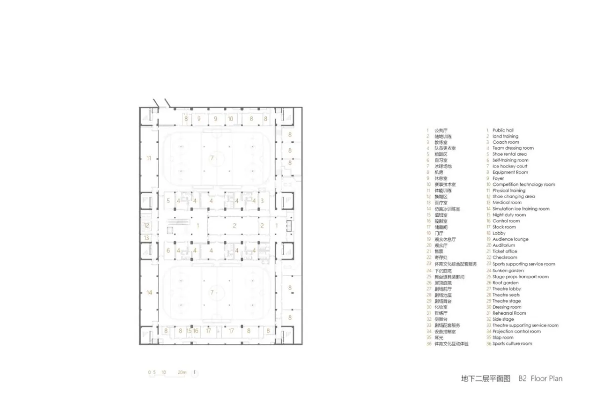 BIM建筑|北京五棵松冰上运动中心 / 朱小地工作室