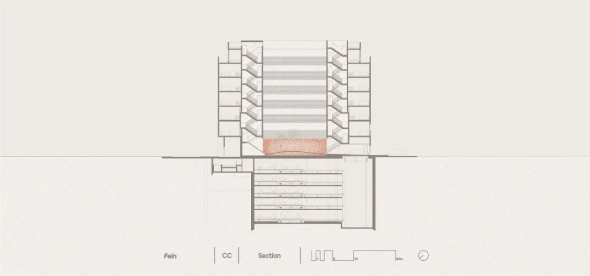 BIM建筑|飘带一般的中央公寓楼 / HQ Architects