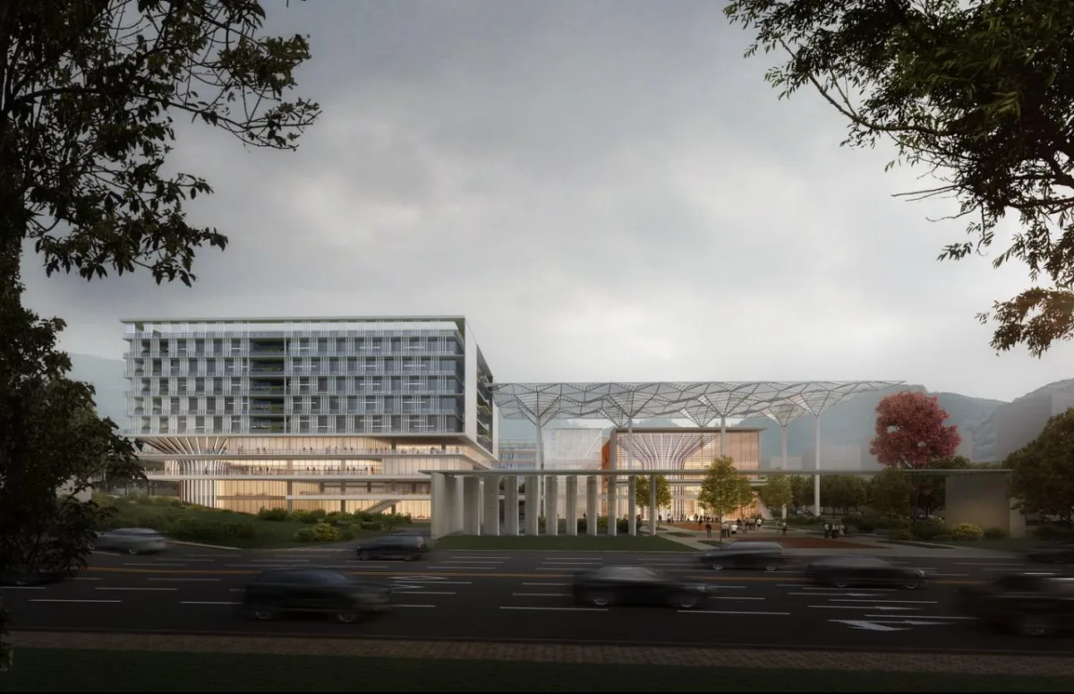 BIM建筑|福清市第二医院投标项目 / 山东省建筑设计研究院第六分院