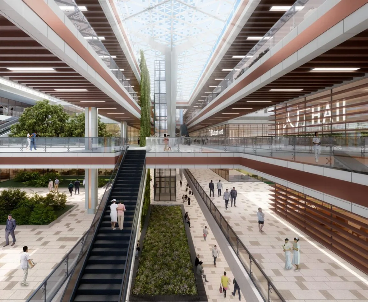 BIM建筑|福清市第二医院投标项目 / 山东省建筑设计研究院第六分院
