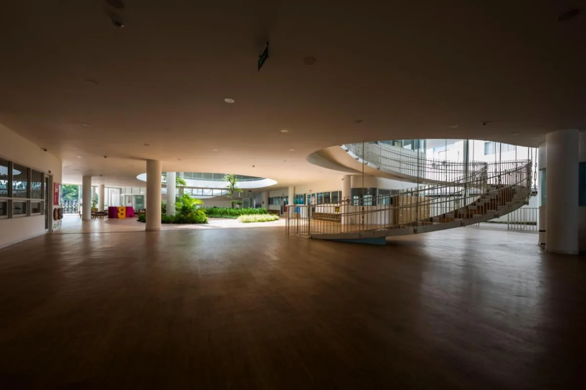 BIM建筑|山坡下的秘密基地：TTC Elite Ben Tre 幼儿园 / KIENTRUC O