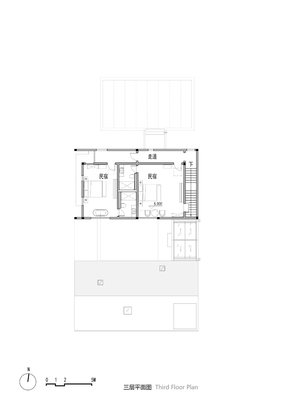 BIM建筑|剖面就是立面：白色的苏州伴宅 / Wutopia Lab