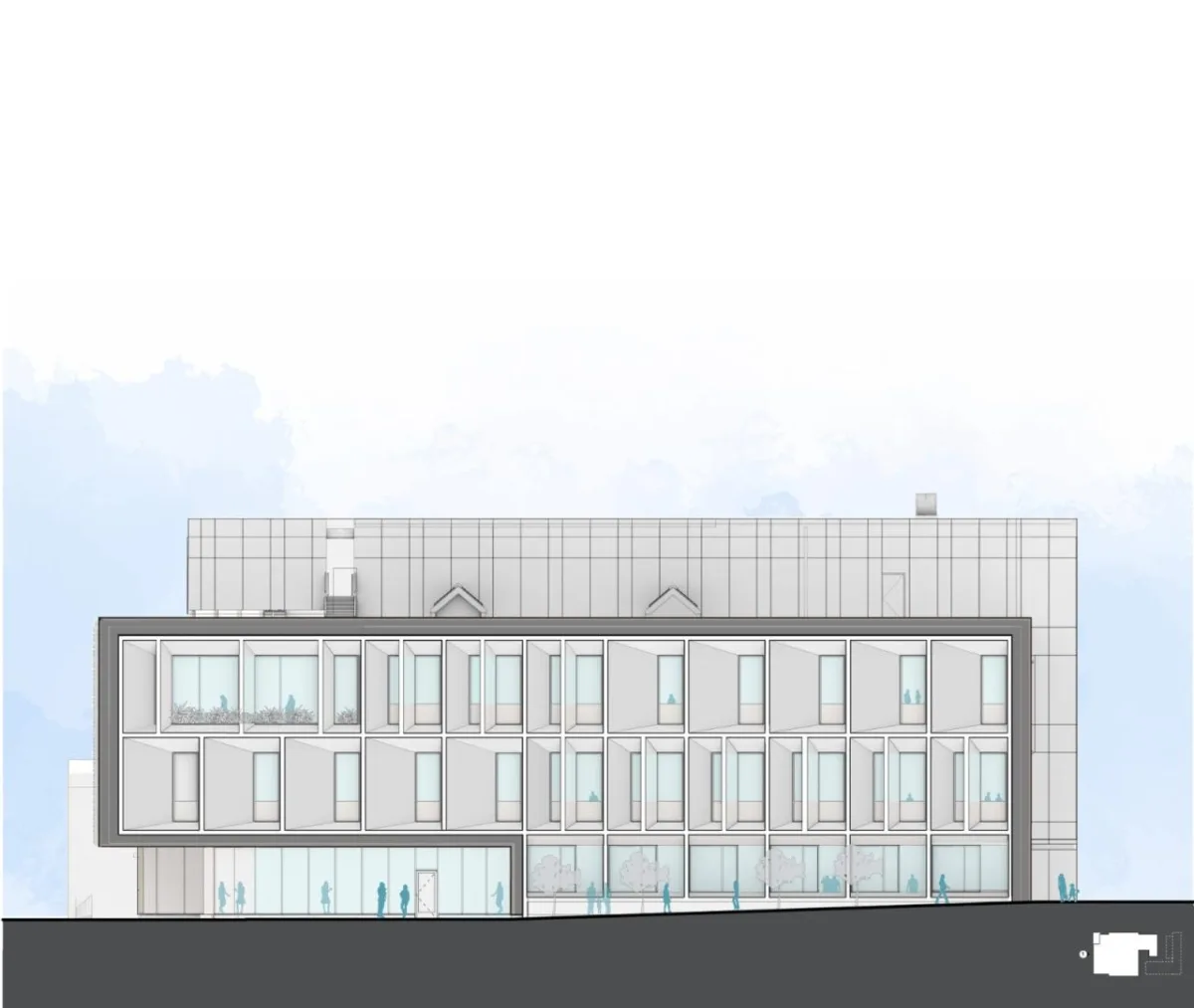 BIM建筑|迪由维尔学院卫生专业中心 / CannonDesign