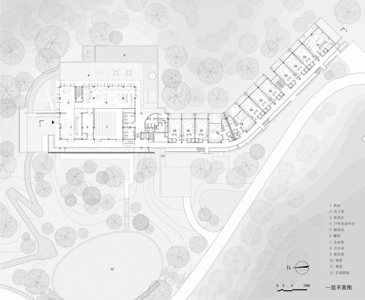 BIM建筑|重庆玉峰山慢屋•青麦庄园建筑设计 / IDO元象建筑