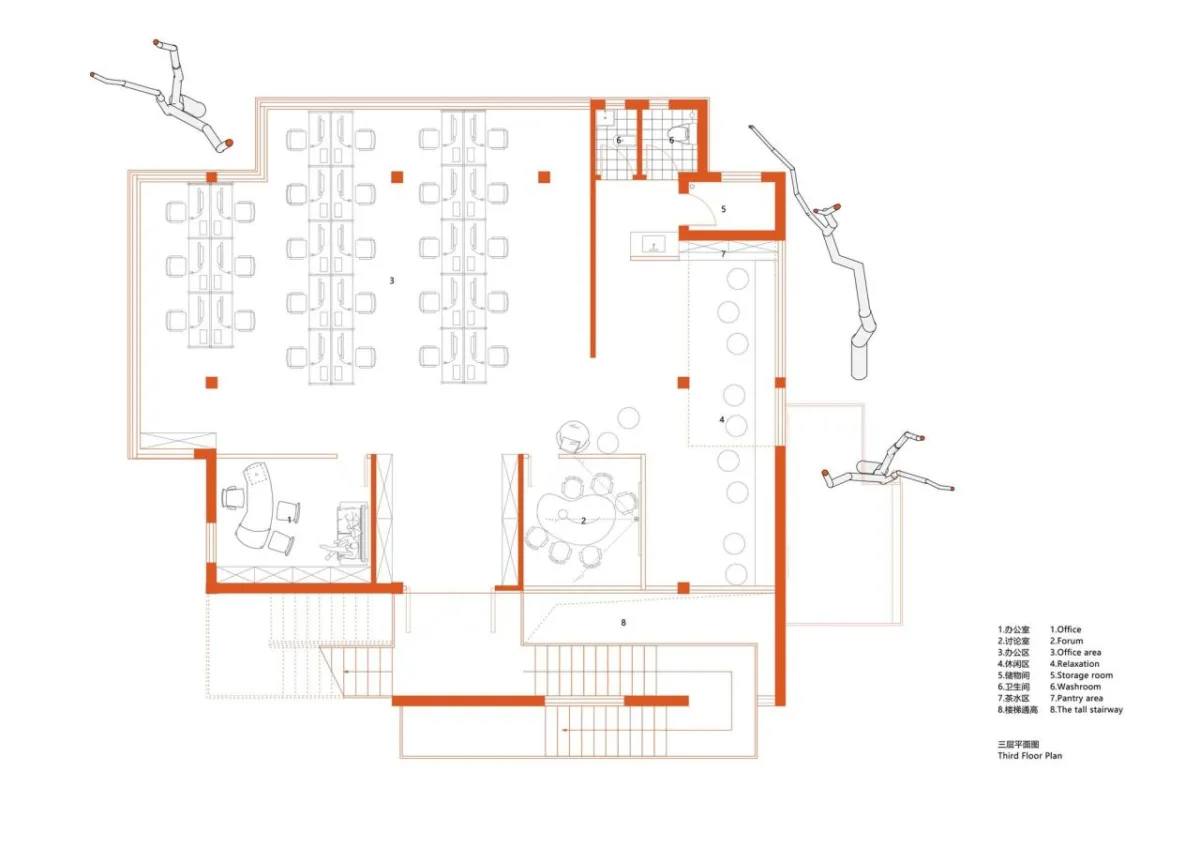BIM建筑|猿厂营造办公楼建筑改造 / 之行建筑事务所