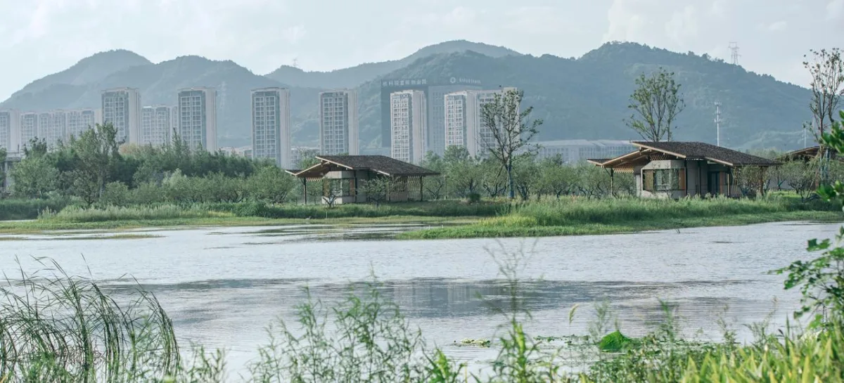BIM建筑|富阳阳陂湖湿地生态酒店 / 尌林建筑