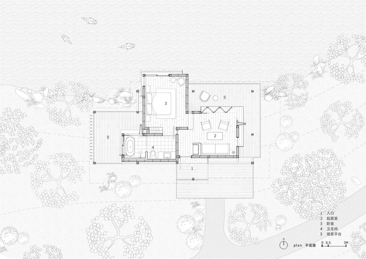 BIM建筑|富阳阳陂湖湿地生态酒店 / 尌林建筑