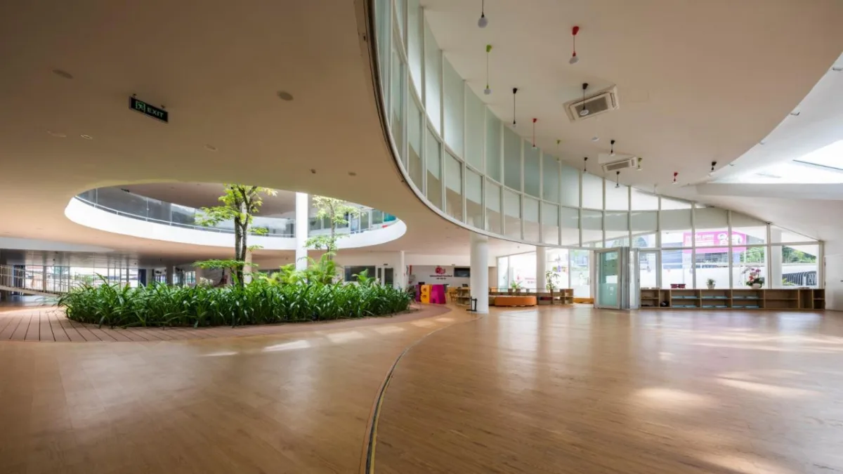 BIM建筑|山坡下的秘密基地：TTC Elite Ben Tre 幼儿园 / KIENTRUC O