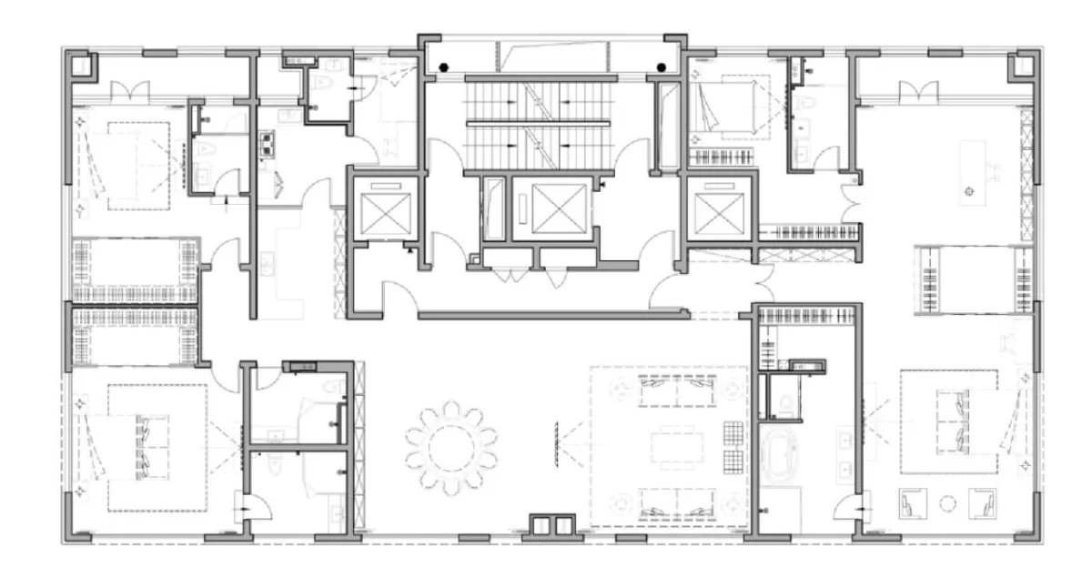 BIM建筑|奢居、从雅、极简 ： 沈阳龙湖 · 天奕 / 成执设计