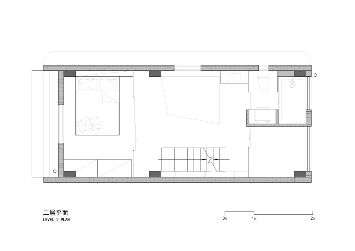 BIM建筑|80平米小屋改造：一叠居 / 本态建筑