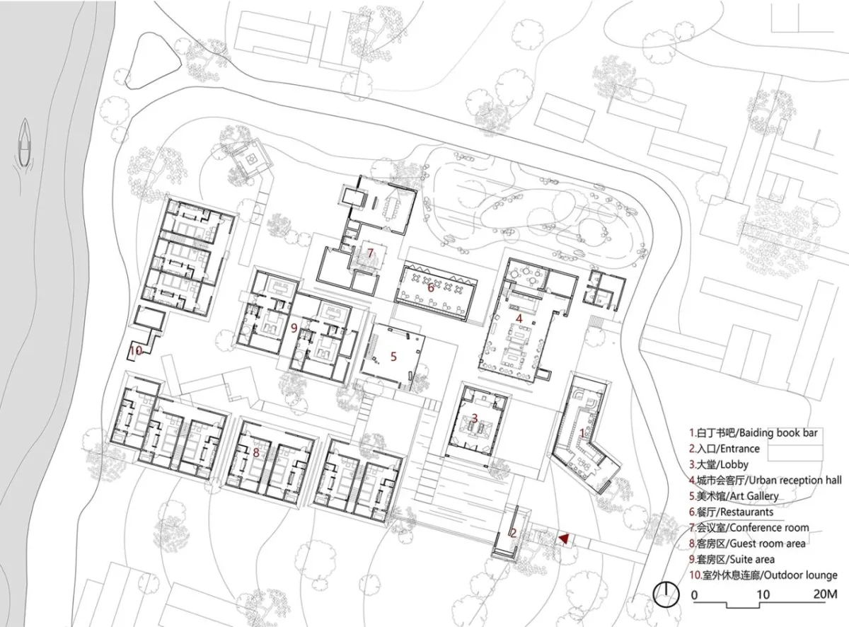 BIM建筑|圩美村舍：江淮民居在地性研究设计 / 科图建筑设计