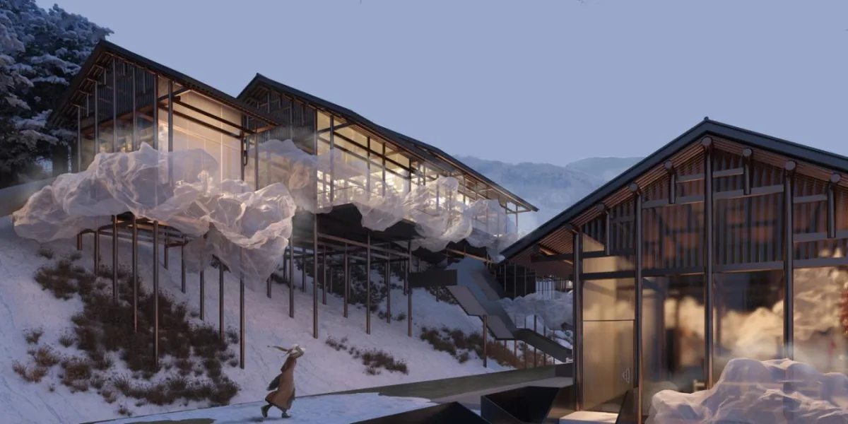 BIM建筑|雷山云屋：西江千户苗寨文化中心方案设计 / 外行建筑