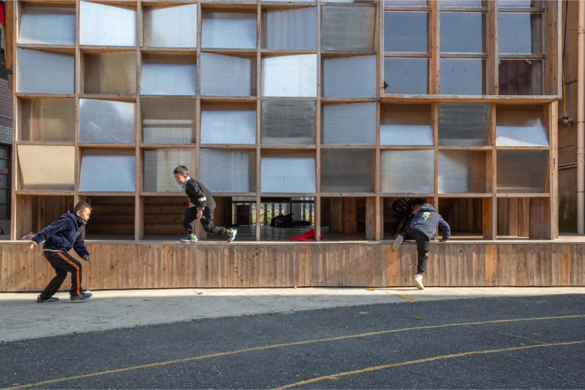 BIM建筑|中国乡村图书馆的新范式：坪坦书屋 / Condition Lab & UAL Studio