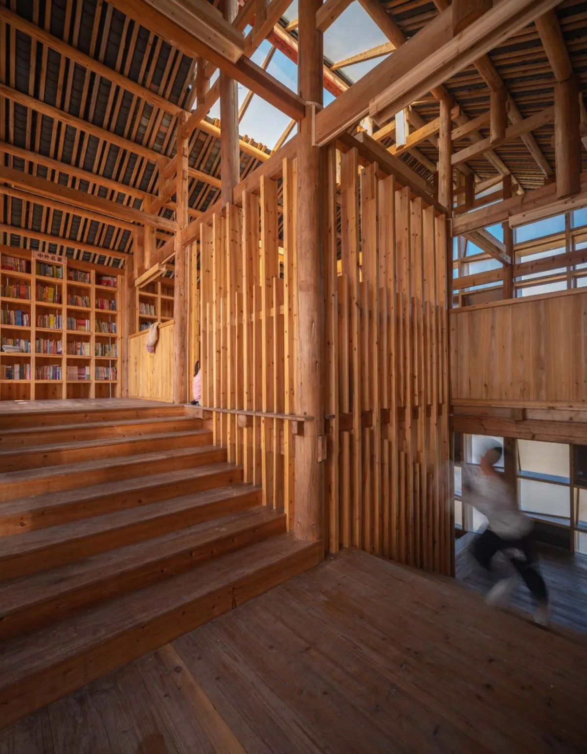 BIM建筑|中国乡村图书馆的新范式：坪坦书屋 / Condition Lab & UAL Studio