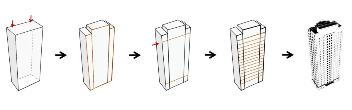 BIM建筑|奢居、从雅、极简 ： 沈阳龙湖 · 天奕 / 成执设计