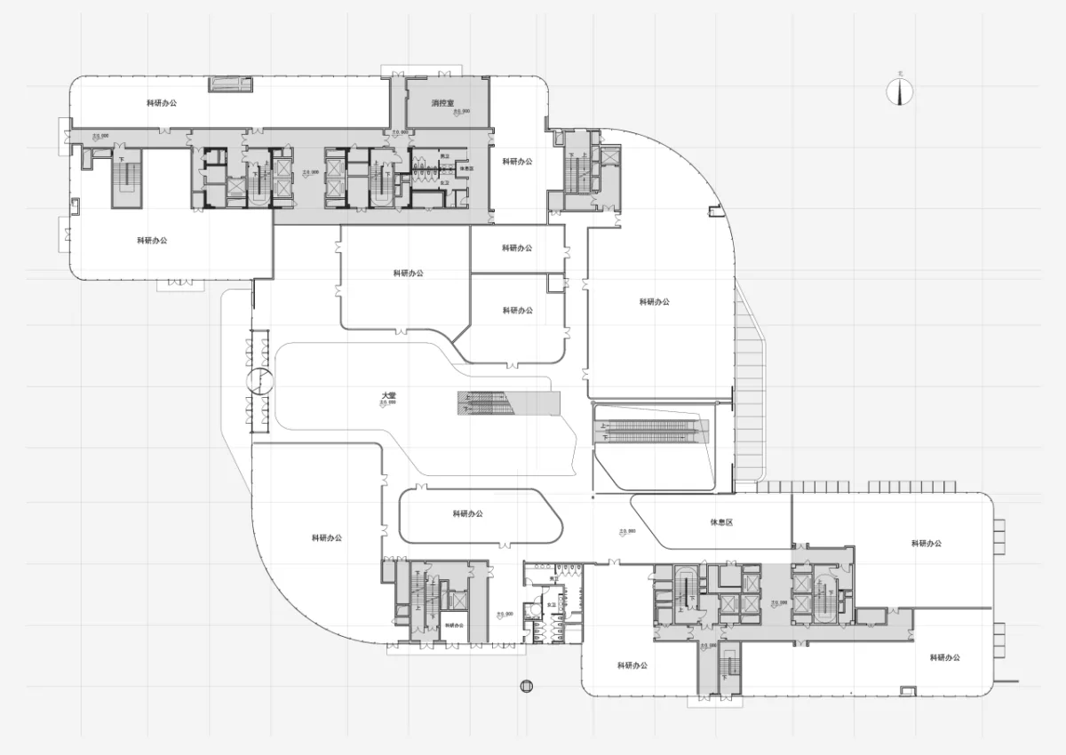 BIM建筑|流动立面平衡方正体量：南京金地威新 ▪ 雨花创新中心 / 成执设计
