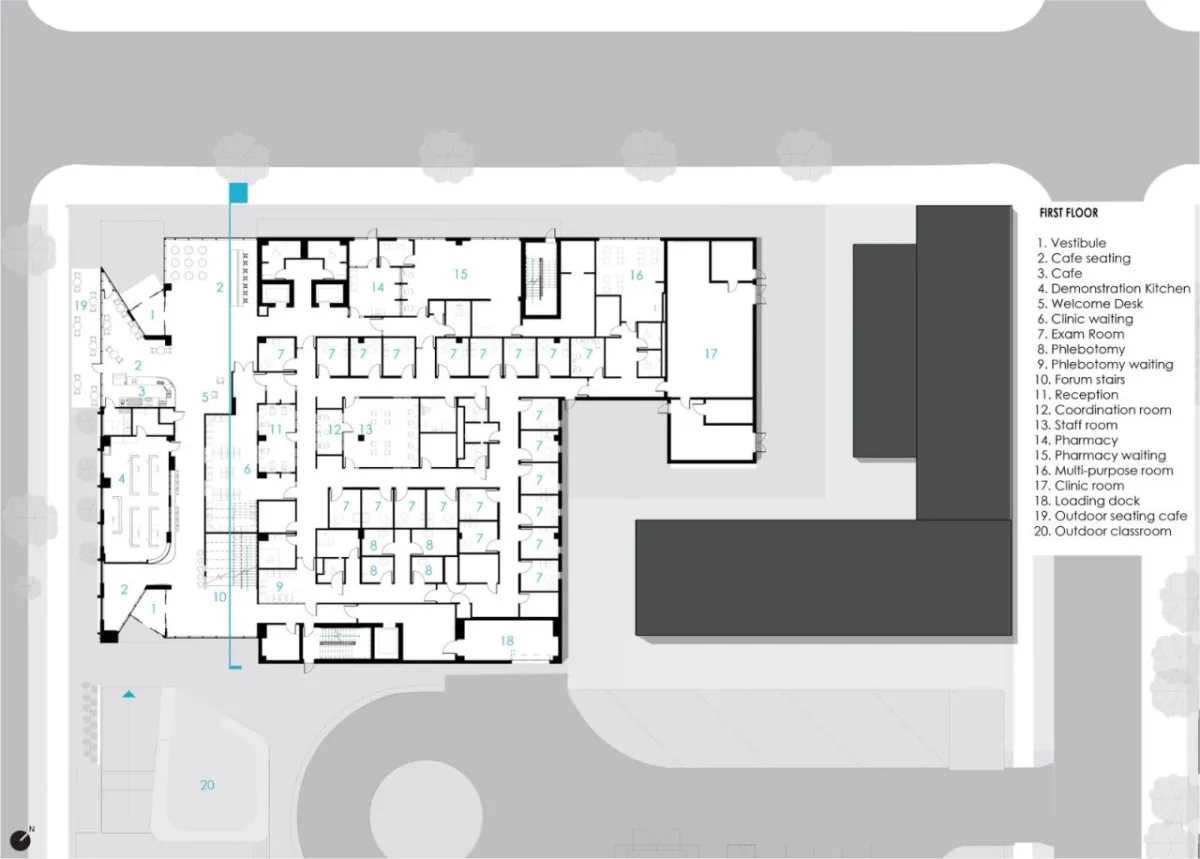 BIM建筑|迪由维尔学院卫生专业中心 / CannonDesign