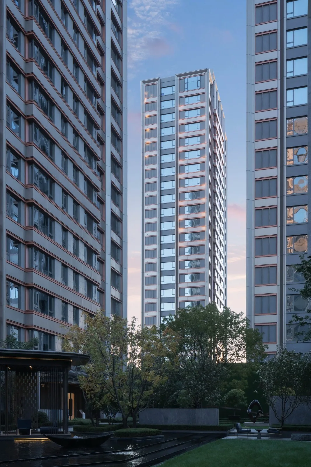 BIM建筑|奢居、从雅、极简 ： 沈阳龙湖 · 天奕 / 成执设计