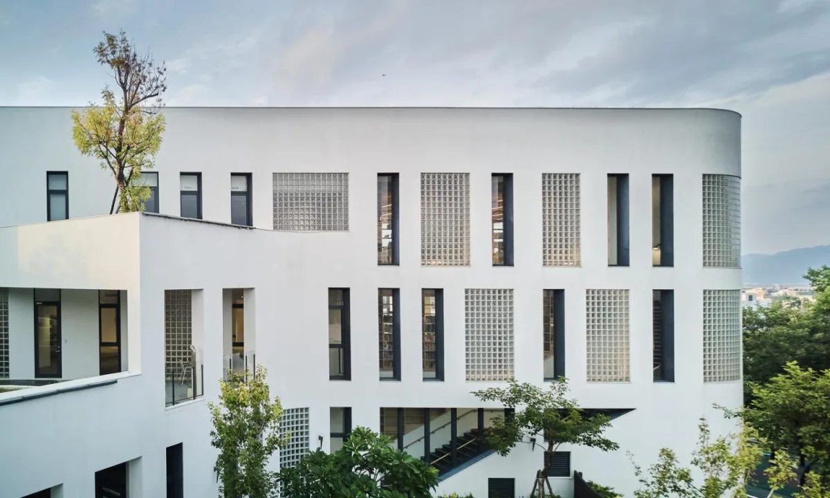 BIM建筑|台中公共图书馆外埔分馆扩建 / 大秝设计