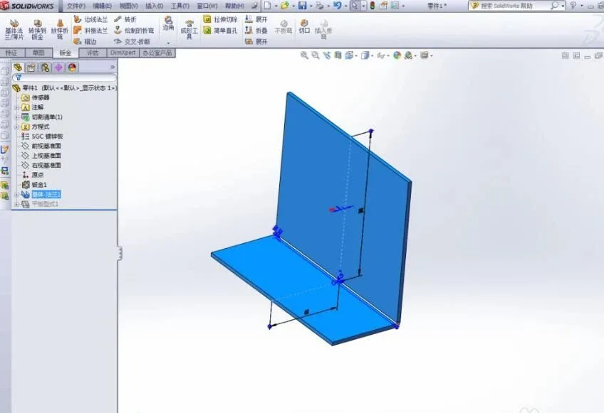 BIM问答|SolidWorks教程：SolidWorks钣金如何自动生成展开尺寸