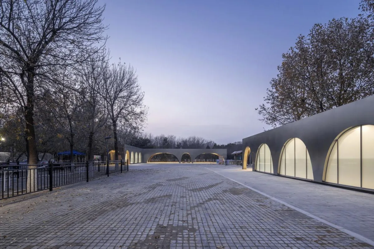 BIM建筑|北京奥林匹克森林公园跑者服务站 / TEMP建筑设计工作室