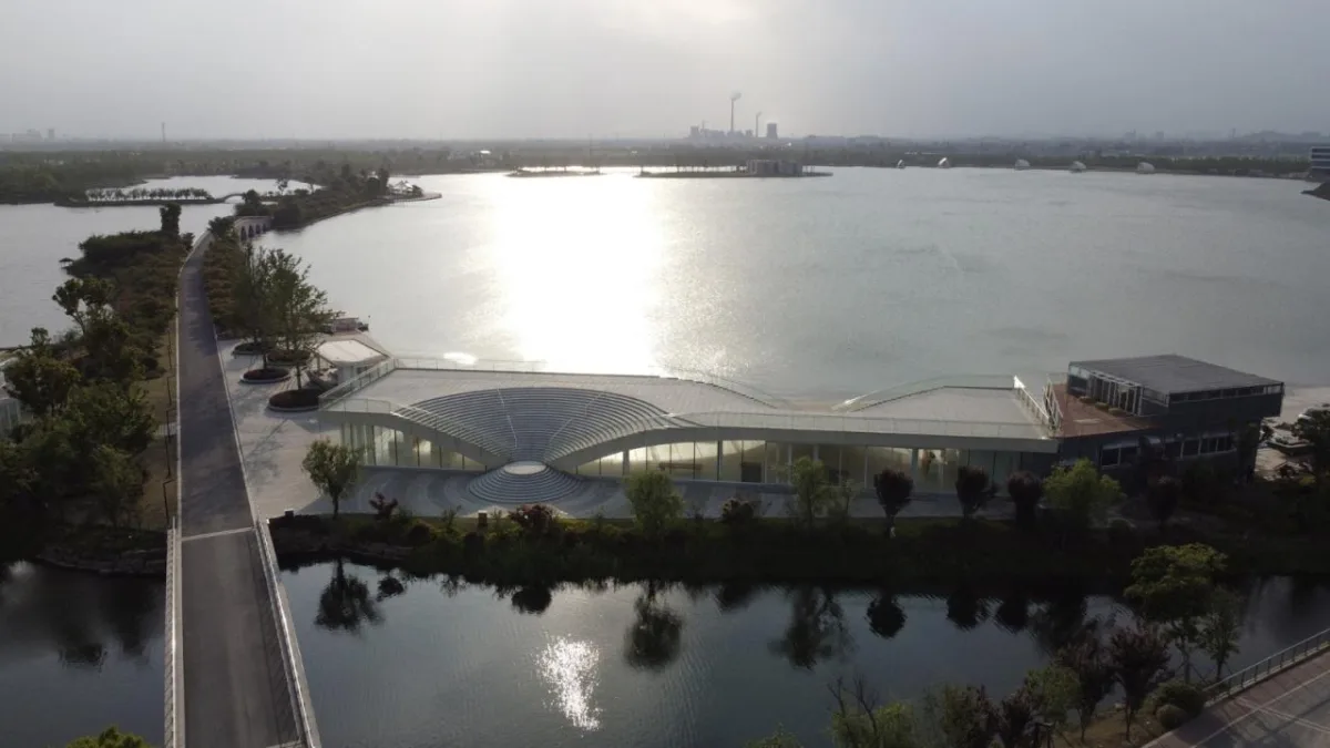 BIM建筑|银杏天鹅湖游船码头 / 禾下建筑