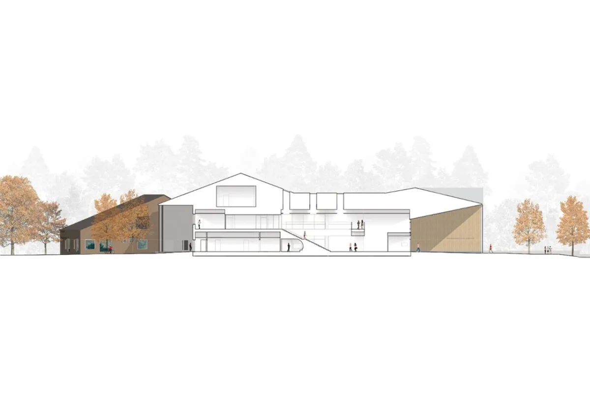 BIM建筑|汉卡萨尔米学校 / Parviainen Architects