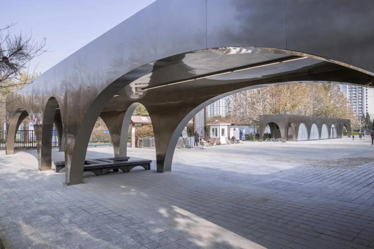 BIM建筑|北京奥林匹克森林公园跑者服务站 / TEMP建筑设计工作室