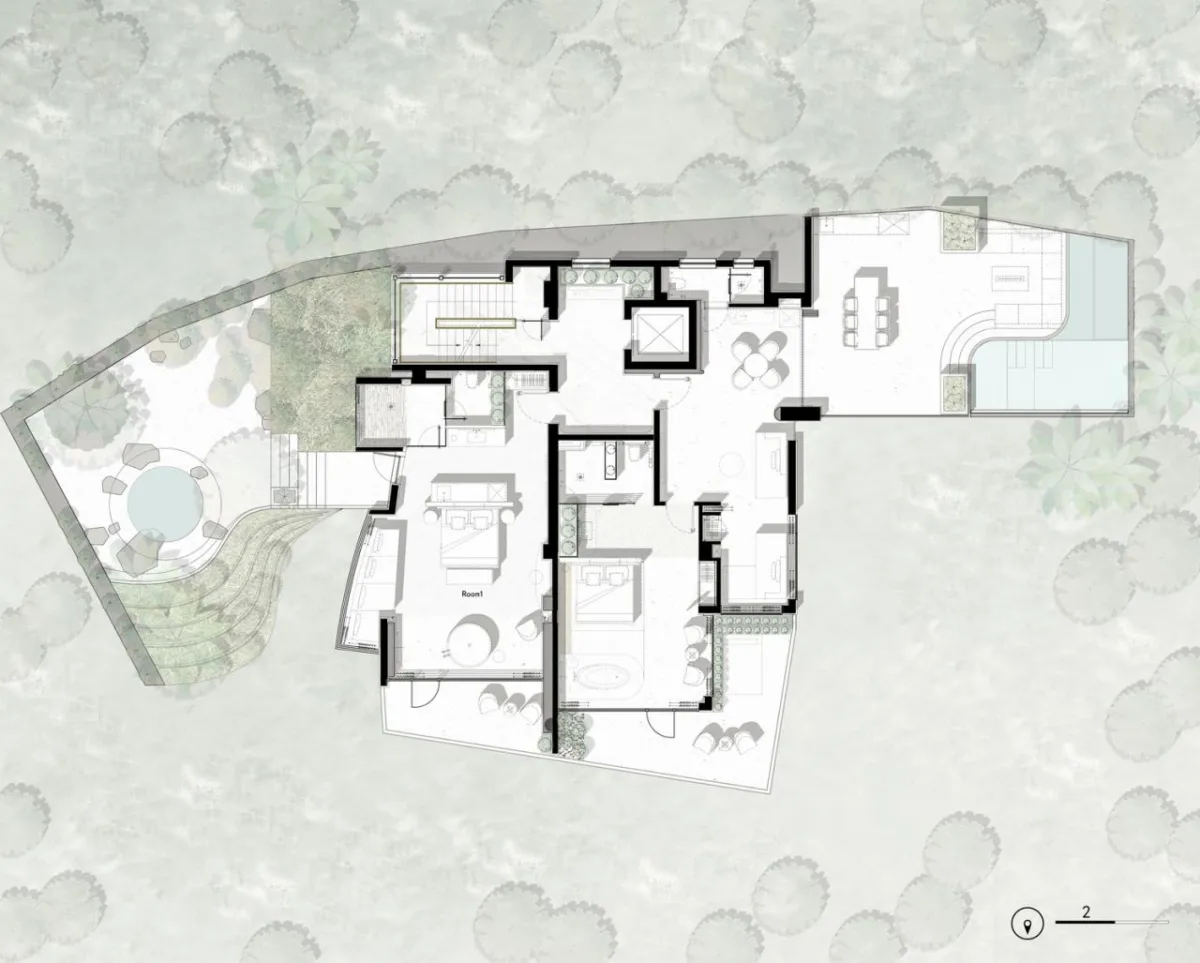 BIM建筑|《海的呼吸》大理青绿半山酒店改造设计 / 寻常设计