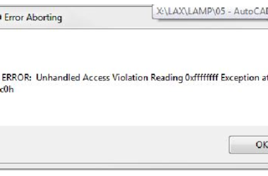 BIM技巧|cad出现非法访问该怎么解决了？AutoCAD非法访问读取是什么？-BIM建筑网