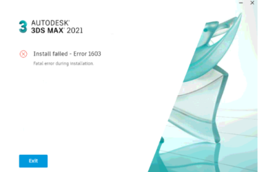 BIM技巧|3ds max安装失败的解决方法：安装3DS Max时显示致命错误1603-BIM建筑网
