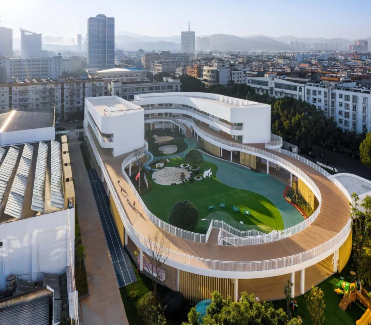 BIM建筑|云南省玉溪市第一幼儿园教育集团桂山园更新 / 上海思序建筑规划设计